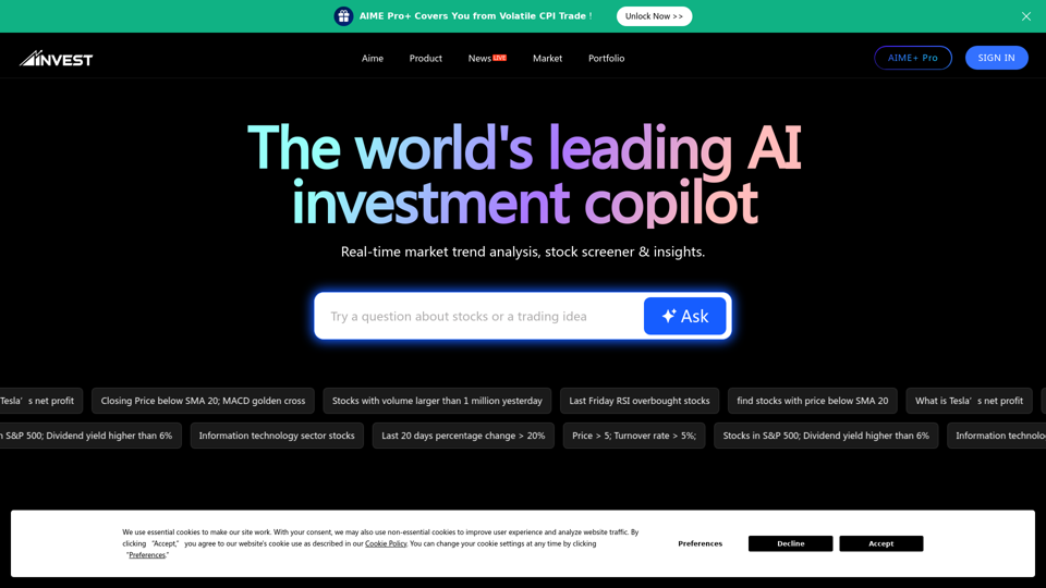 주식 시장 가격 & 뉴스 - 무료 주식 스크리너 - AInvest 주식 시장 가격 & 뉴스 - 무료 주식 스크리너 - AInvest
