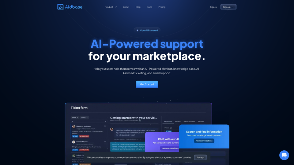 Aidbase - AI-Powered support for your SaaS startup