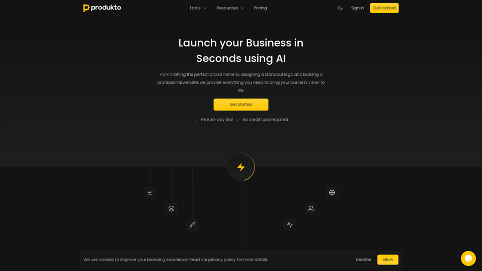 Launch your Business in Seconds using AI