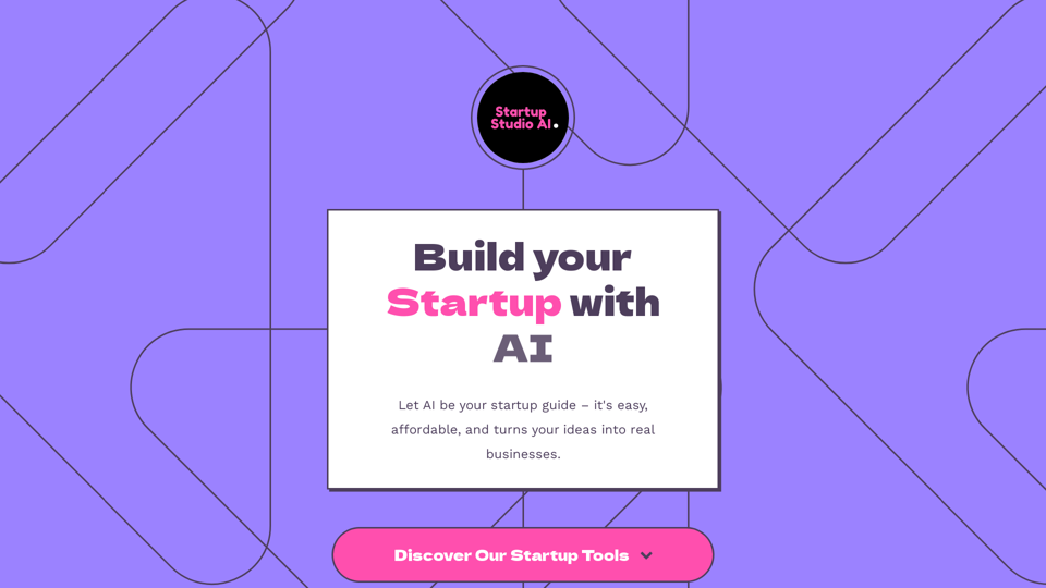 Let AI be your startup guide!