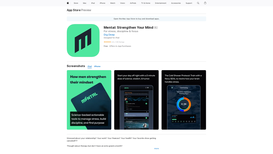 Mental: Strengthen Your Mind on the App Store