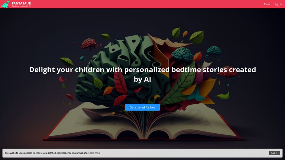Fantasaur - AI创作的睡前故事 Fantasaur - AI创作的睡前故事